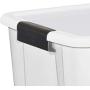 STERILITE 70-Quart Clear Storage Container Boxes Tote (4 Pack)