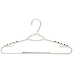 AmazonBasics Plastic Clothes Hanger with Non-Slip Pad, 50-Pack