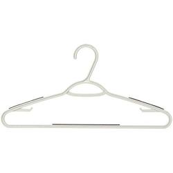 AmazonBasics Plastic Clothes Hanger with Non-Slip Pad, 20-Pack