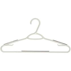 AmazonBasics Plastic Clothes Hanger with Non-Slip Pad, 20-Pack