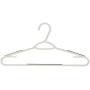 AmazonBasics Plastic Clothes Hanger with Non-Slip Pad, 20-Pack