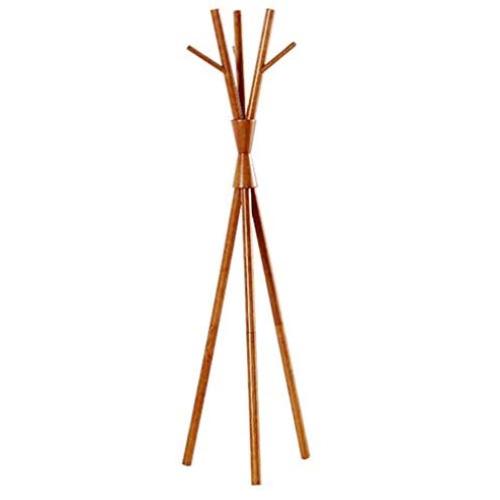 Nordic Creative Hanger Landing Hotel Hanging Clothes Rack (Color : Walnut Color)
