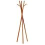 Nordic Creative Hanger Landing Hotel Hanging Clothes Rack (Color : Walnut Color)
