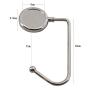 Cabilock 2pcs Purse Hook Hanger Zinc Alloy Handbag Hanger Bag Hanger Closet Organizer Holder for Women Ladies