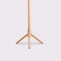 MEETA- Modern Design 8 Hooks Free Standing Sturdy Entryway Wood Coat Rack Hat Tree Hanger Hall with Tripod Base for Clothes, Scarves,Handbags (Color : White)