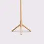 MEETA- Modern Design 8 Hooks Free Standing Sturdy Entryway Wood Coat Rack Hat Tree Hanger Hall with Tripod Base for Clothes, Scarves,Handbags (Color : White)