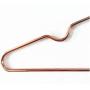 10pcs Multipurpose Dry Cleaning Brass Elegant Rose Gold Clothes Hanger, Wire Copper Coat Hanger Antiskid