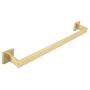 Bath Towel Bar 23.74", Suyar SUS304 Stainless Steel Bathroom Single Towel Holder, Shower Coat Pants Clothes Hanger, Hand Towel Rack for Wall, Brushed Gold
