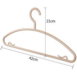 SAASNY Standard Coat Plastic Hangers Non-Slip Plastic Hangers -15 Pack- Heavy Duty Plastic Suit Hangers Plastic Space Saving Non Slip Clothes Hangers,Green,for Drying and Storage