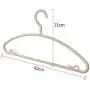 SAASNY Standard Coat Plastic Hangers Non-Slip Plastic Hangers -10 Pack- Heavy Duty Plastic Suit Hangers Plastic Space Saving Non Slip Clothes Hangers,Grey,for Drying and Storage