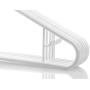 Neaties American Made White Plastic Hangers with Bar Hooks, Plastic Clothes Hangers Ideal for Everyday Use, Clothing Standard Hangers, 60pk (Renewed)