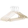 10pcs Random Color Anti-Skid Clothes Hangers, Suit Hangers Shirts Sweaters Dress Hanger Hook Drying Rack