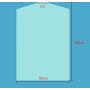 40pcs Dust Cover Garment Storage Organizer Bag Wardrobe Hanging Clothes (40pcs)