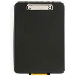 Dexas Slimcase Storage Clipboard, Black