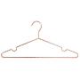 Closet Complete Luxurious, Modern, Strong Metal, “Millionaire” Space Saving Coat Hangers, Rose Gold, Set of 5