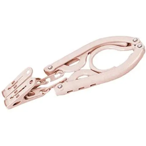 TOPBATHY Travel Hangers Portable Folding Clothes Hanger for Home Traveling Outdoor (Beige) TOPBATHY Travel Hangers Portable Folding Clothes Hanger for Home Traveling Outdoor (Beige)
