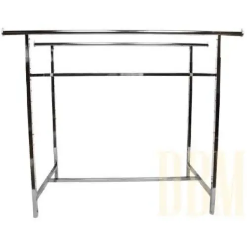 DBM Amazon Retail 2 Double Bar Rail Clothing Clothes Display Rack Fixture Garment Hanger DBM Amazon Retail 2 Double Bar Rail Clothing Clothes Display Rack Fixture Garment Hanger