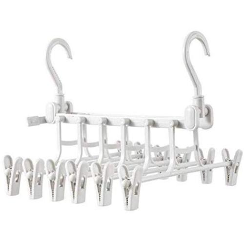2PC 3D Space Saving Hanger Magic Clothes Hanger Holders with Hook Closet Organizer Rack Organizer Home Hanger Foldable Clothes Clip Decoration 2PC 3D Space Saving Hanger Magic Clothes Hanger Holders with Hook Closet Organizer Rack Organizer Home Hanger Foldable Clothes Clip Decoration
