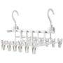 2PC 3D Space Saving Hanger Magic Clothes Hanger Holders with Hook Closet Organizer Rack Organizer Home Hanger Foldable Clothes Clip Decoration 2PC 3D Space Saving Hanger Magic Clothes Hanger Holders with Hook Closet Organizer Rack Organizer Home Hanger Foldable Clothes Clip Decoration