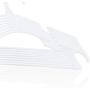UTOON 80 Pack Baby Hangers,Kids Toddler Hangers for Baby Clothes Plastic White Hangers for Baby Clothes