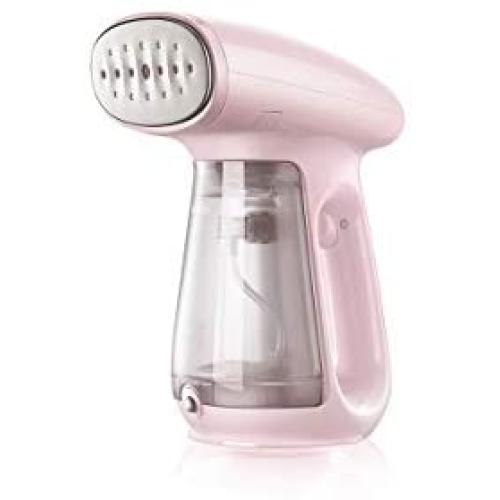 ZZYJYALG Hanging Ironing Machine Plastic Metal Hand-held Transparent Water High Temperature Ironing Travel Cotton Cloth Portable Bed Sheets Dormitory Clothes Household Large Capacity (Pink)