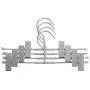 Koobay 20Pack 11.8" Sliver Aluminium Hangers Stainless Bottom Adjustable Clips Pants Skirt Trousers Clothes Metal Hangers Koobay 20Pack 11.8" Sliver Aluminium Hangers Stainless Bottom Adjustable Clips Pants Skirt Trousers Clothes Metal Hangers