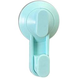 super1798 Wall Hook Kitchen Bathroom Powerful Vacuum Suction Cup Towel Clothes Hanger - Blue