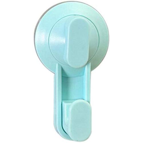super1798 Wall Hook Kitchen Bathroom Powerful Vacuum Suction Cup Towel Clothes Hanger - Blue