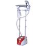HOMCOM Fabric Garment Steamer for Clothes, Hanging Full Size, 2 Liter, 1350W, 11 Level Steam Adjustment - Red