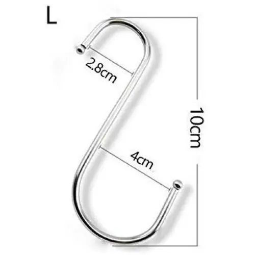 Professional 5pcs Lot Useful S Shaped Hooks Hanging Hanger Storage Holders Organizer, Butterfly Wall Hooks - Wall Clothes Hanger Metal, Shower Curtain Hooks Plastic, Hooks Coat, Back Wall Hangers