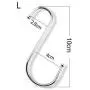 Professional 5pcs Lot Useful S Shaped Hooks Hanging Hanger Storage Holders Organizer, Butterfly Wall Hooks - Wall Clothes Hanger Metal, Shower Curtain Hooks Plastic, Hooks Coat, Back Wall Hangers