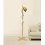 Cxjff Floor Standing Coat Rack Clothes Hat Stand Floor Standing Coat Rack Clothes Hat Tree Stand Hanger Creative Wood 4 Feet 4 Hooks, 45 45 168CM Hanger Modern (Color : Log Color)