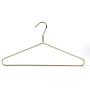 Quality Junior/Petite Gold Modern Heavy Duty Metal Hangers ? Clothing Thin Compact 14" Hanger ? Coated Metal Hangers for Wardrobe (Petite/Teens Size)