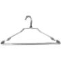 THE UM24 10 Pack Steel Metal Wire Hangers Adult Coat Clothes Hangers - 13 Gage Thickness Silver Color Galvanized Metal Wire Hanger THE UM24 10 Pack Steel Metal Wire Hangers Adult Coat Clothes Hangers - 13 Gage Thickness Silver Color Galvanized Metal Wire Hanger