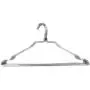 THE UM24 30 Pack 16 Inch Strong Steel Metal Wire Hangers Adult Clothes Hangers - 13 Gage Thickness Silver Color Galvanized Metal Wire Hanger