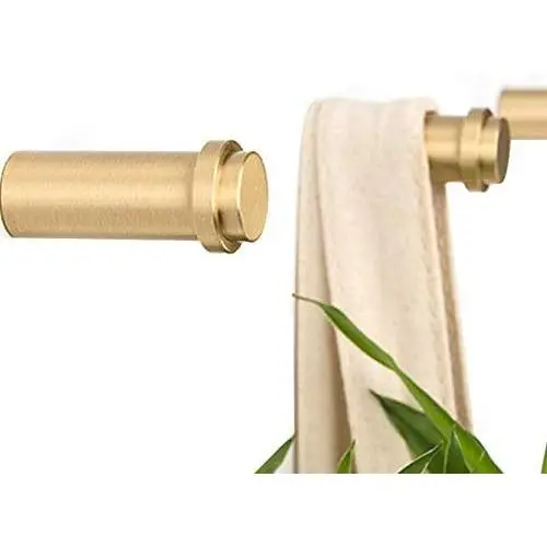 Adhesive Hooks, Bestfy Heavy Duty Wall Hooks Stainless Steel Ultra Strong Waterproof Hanger for Robe, Coat, Towel, Keys, Bags, Home, Kitchen, Bathroom (Gold)