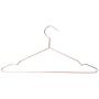 Riverlily Iron Wire Non-Slip Anti-Rust Coat Hanger Rose Gold Clothes Garment Trouser Dress Clothes-Rack 42x21cm