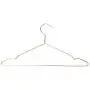 Riverlily Iron Wire Non-Slip Anti-Rust Coat Hanger Rose Gold Clothes Garment Trouser Dress Clothes-Rack 42x21cm