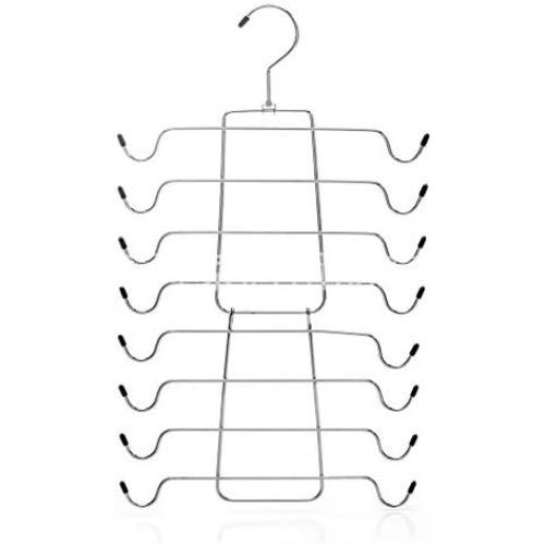 MEIYIN Foldable Underwear Hanger, Stainless Steel Laundry Sock Drying Rack Clothes Hanger for Drying Towels, Bras, Baby Clothes