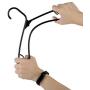 SMART ONYE Pack of 50 Everyday Standard Premium Plastic Hangers Black-Durable & Slim Space Saving Tubular Clothes Hangers