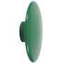 Wood Dots Coat Hooks Flat Round Shape Bright Color Wall Mounted Wall Hanger, Scatter The Wall to Display Hats, Scarves,Clothes(10 Colors) - Green L