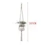 Flosky 4pcs Braided Macrame Plant Hanger Hanging Basket Flowerpot Holder Garden Decor Flosky 4pcs Braided Macrame Plant Hanger Hanging Basket Flowerpot Holder Garden Decor
