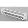 mDesign Metal Wall Mount Accordion Expandable Retractable Clothes Air Drying Rack - 8 Bars for Hanging Garments - Great for Laundry Room, Bathroom, Utility Area - Compact Fold Away - White mDesign Metal Wall Mount Accordion Expandable Retractable Clothes Air Drying Rack - 8 Bars for Hanging Garments - Great for Laundry Room, Bathroom, Utility Area - Compact Fold Away - White