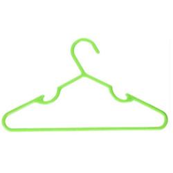 TSWCL 30 Pcs Plastic Hangers Lot Children Kid Infant Toddler Clothes Lime Durable New