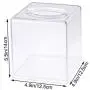 OUNONA Acrylic Square Tissue Case Transparent Tissue Holder Paper Storage Boxes Craft Home Supplies
