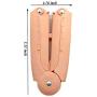 PCTC Mini Portable Folding Travel Coat Cloth Hangers, Foldable Hanger for Traveling Outdoor Home