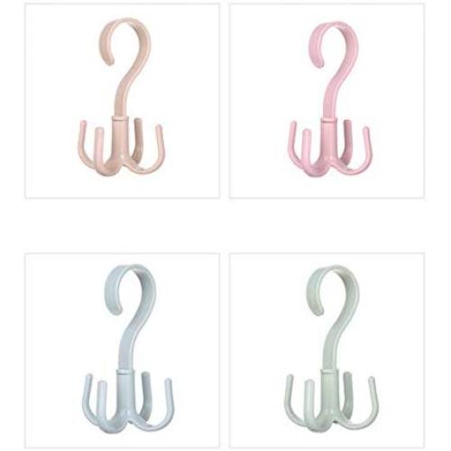 KYCPTNFJ 5 pcs Plastic Home Storage Organization Bedroom Hanger Clothes Hanging Rack Holder for Bags Towel