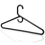 Neaties American Made Black Super Heavy Duty Plastic Hangers, Plastic Clothes Hangers Ideal for Everyday Use, Clothing Standard Hangers, 30pk