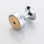 LIOOBO Brass Wall Hook Decorative Robe Coat Hook Bathroom Towel Hanger Closet Clothes Hat Hanging Rack for Kitchen Home (Silver)