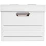 AmazonBasics Medium Duty Storage Filing Boxes with Lid - Pack of 12, Letter / Legal Size